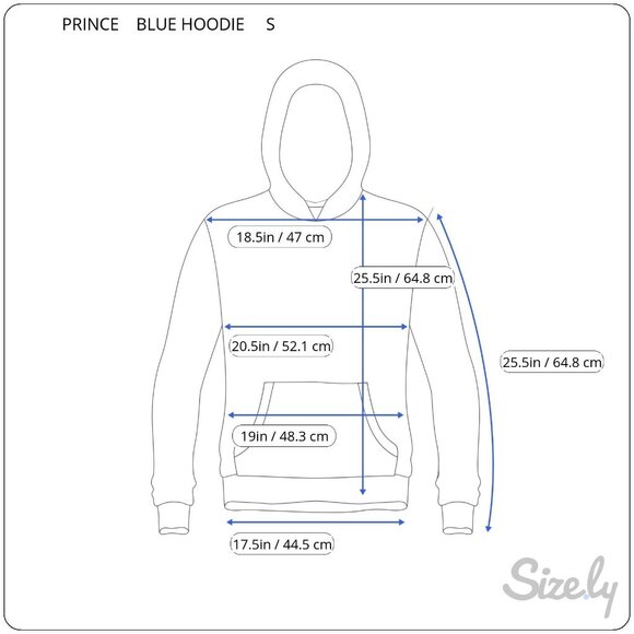 Prince Pickleball Navy Blue Hoodie Sweatshirt Mens Size Small - Picture 5 of 8